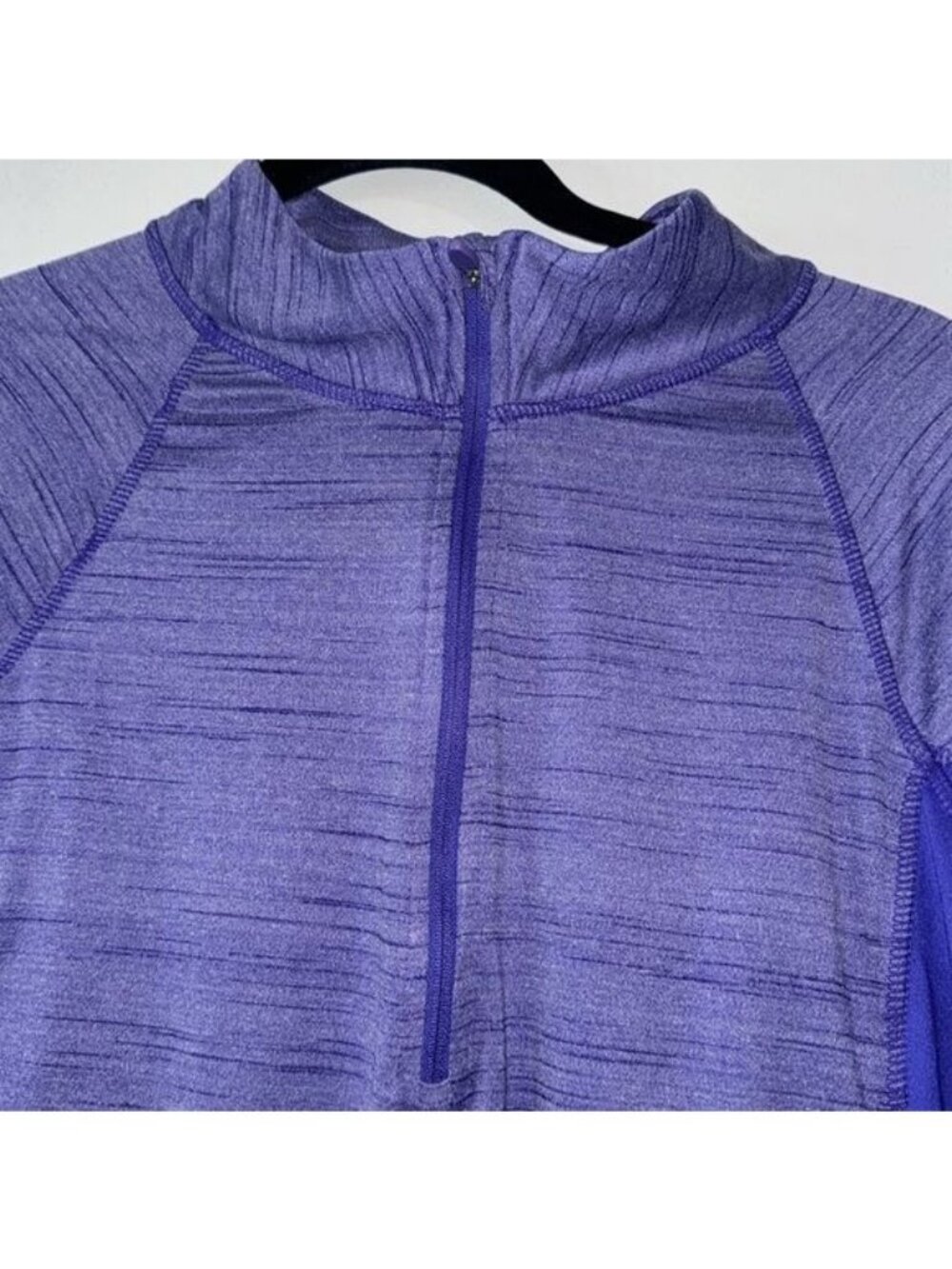Cascade Sport Performance Long Sleeve Pullover XL Polyester/Spandex Purple Heath - Picture 3 of 7